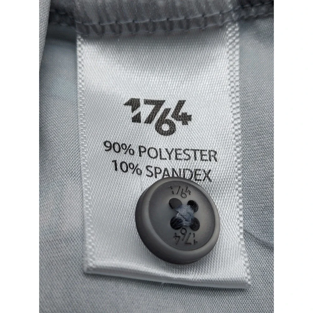 1776 Beer Bottle Print Golf Polo Shirt Mens Large Short Sleeve‎